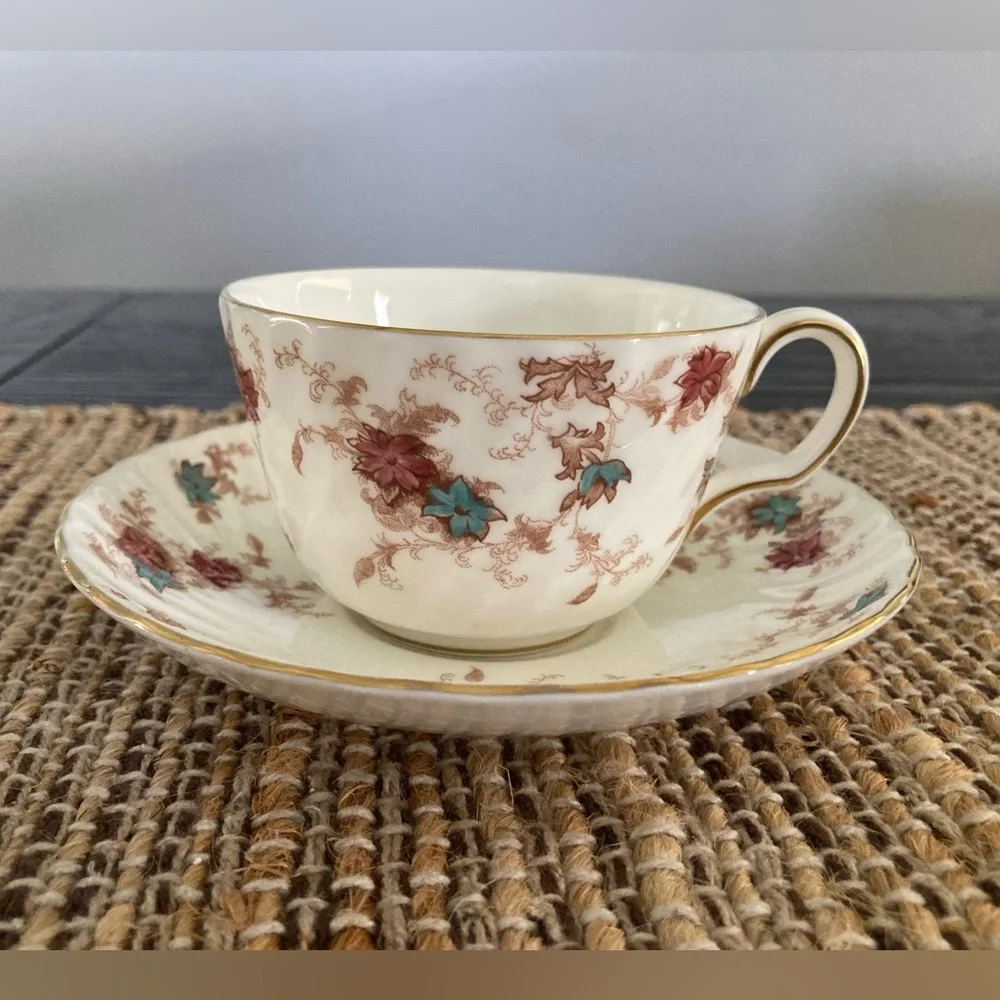Minton 6 Piece Place Setting- Ancestral S-376 - Picture 3 of 14